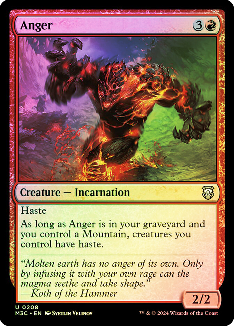 MTG 憤怒 foil 憤怒(Anger) · Forgotten Realms Commander (AFC) #113