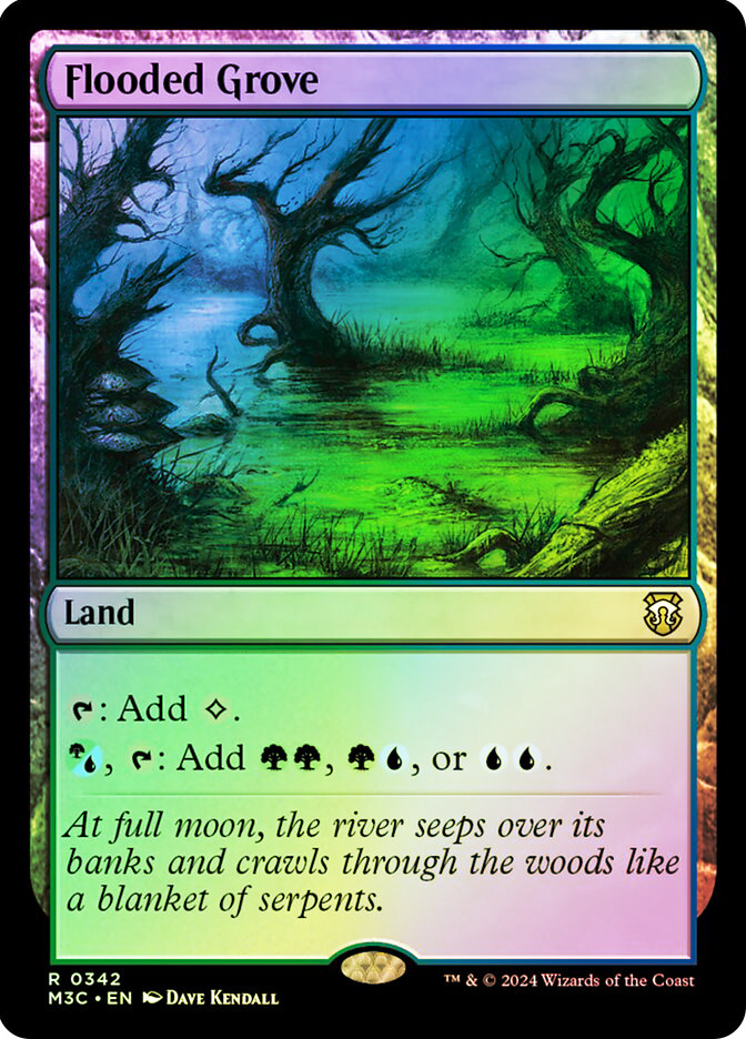 foil　EVE・溢れかえる果樹園/Flooded Grove　２枚 Flooded Grove | Modern Horizons 3 Commander | Star City Games