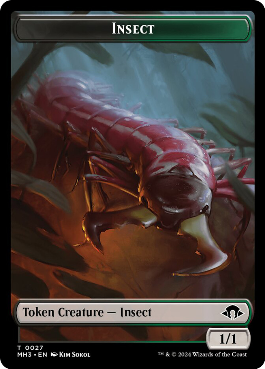 Insect Token} (Black/Green) // {Zombie Token} | Modern