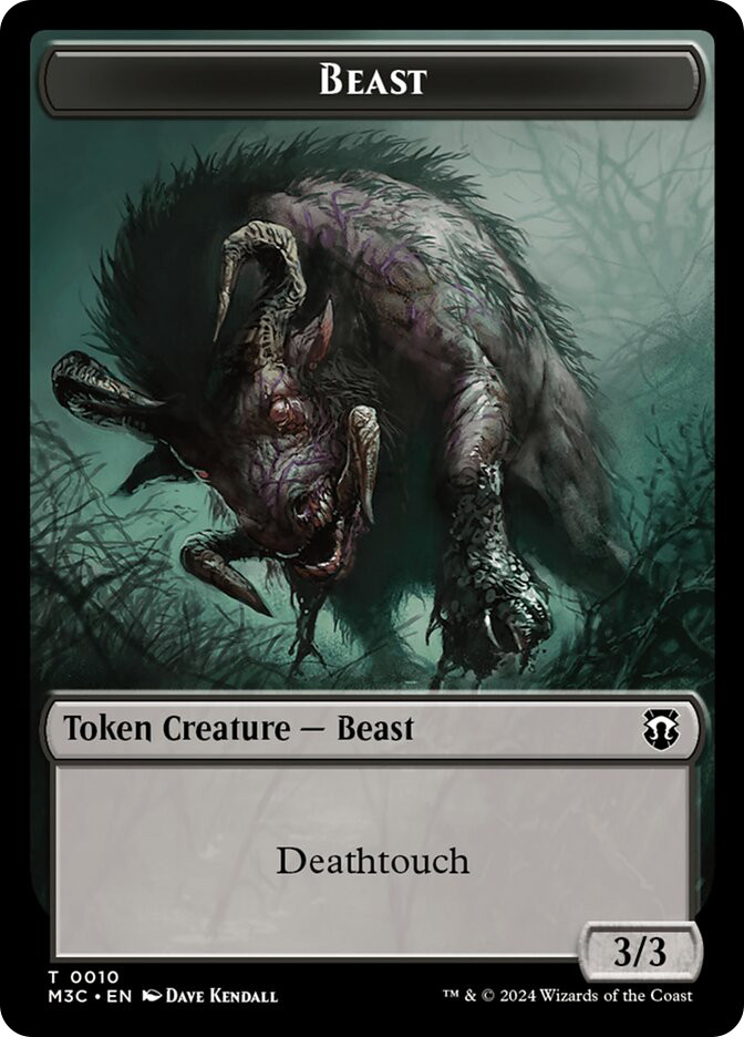 Beast Token} // {Shapeshifter Token} | Modern Horizons 3 Commander
