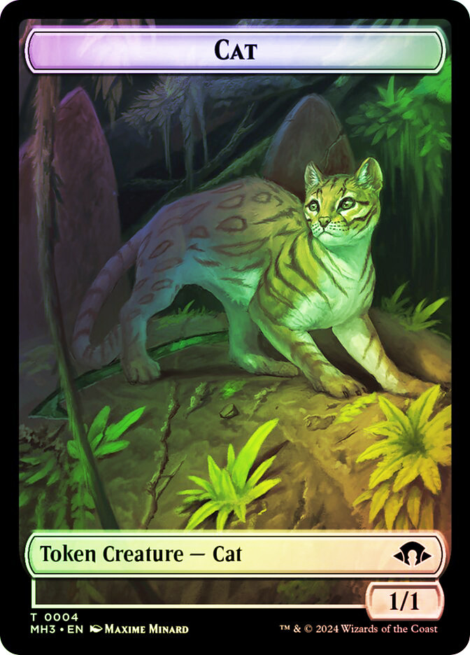 Cat Token} // {Phyrexian Germ Token} | Modern Horizons 3 | Star