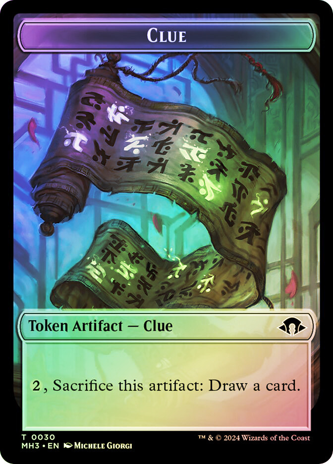Clue Token} // {Eldrazi Spawn Token} | Modern Horizons 3 | Star City Games Clue Token} // {Eldrazi Spawn Token} | Modern Horizons 3 | Star City Games