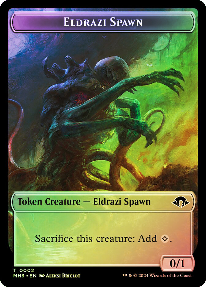 Eldrazi Spawn Token} // {Whale Token} | Modern Horizons 3 | Star