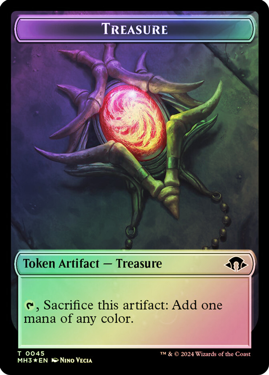 Treasure Token} // {Copy Token} (Ripple Foil Front) | Modern