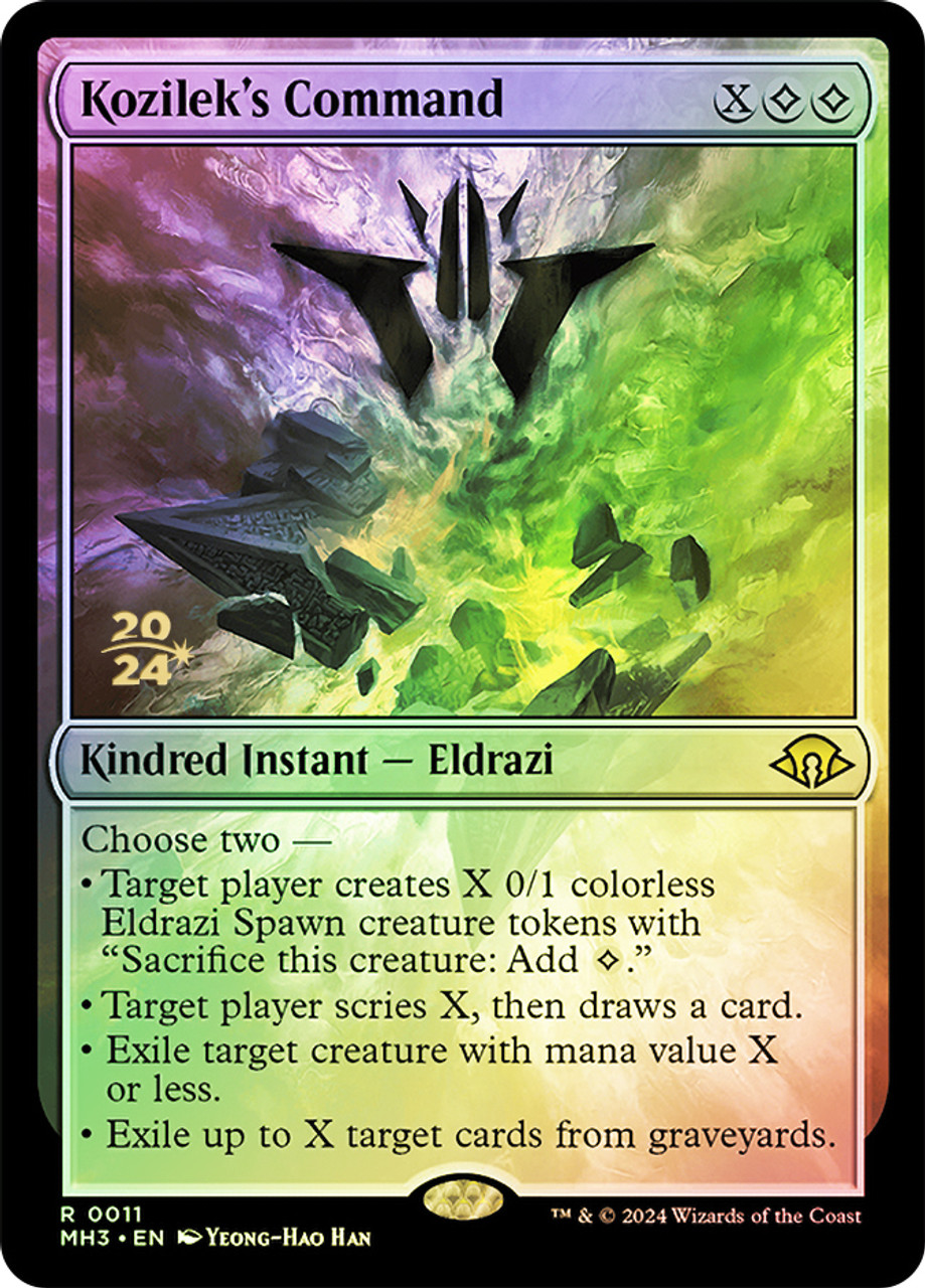 Kozilek's Command (Prerelease) (Modern Horizons 3) | Promo