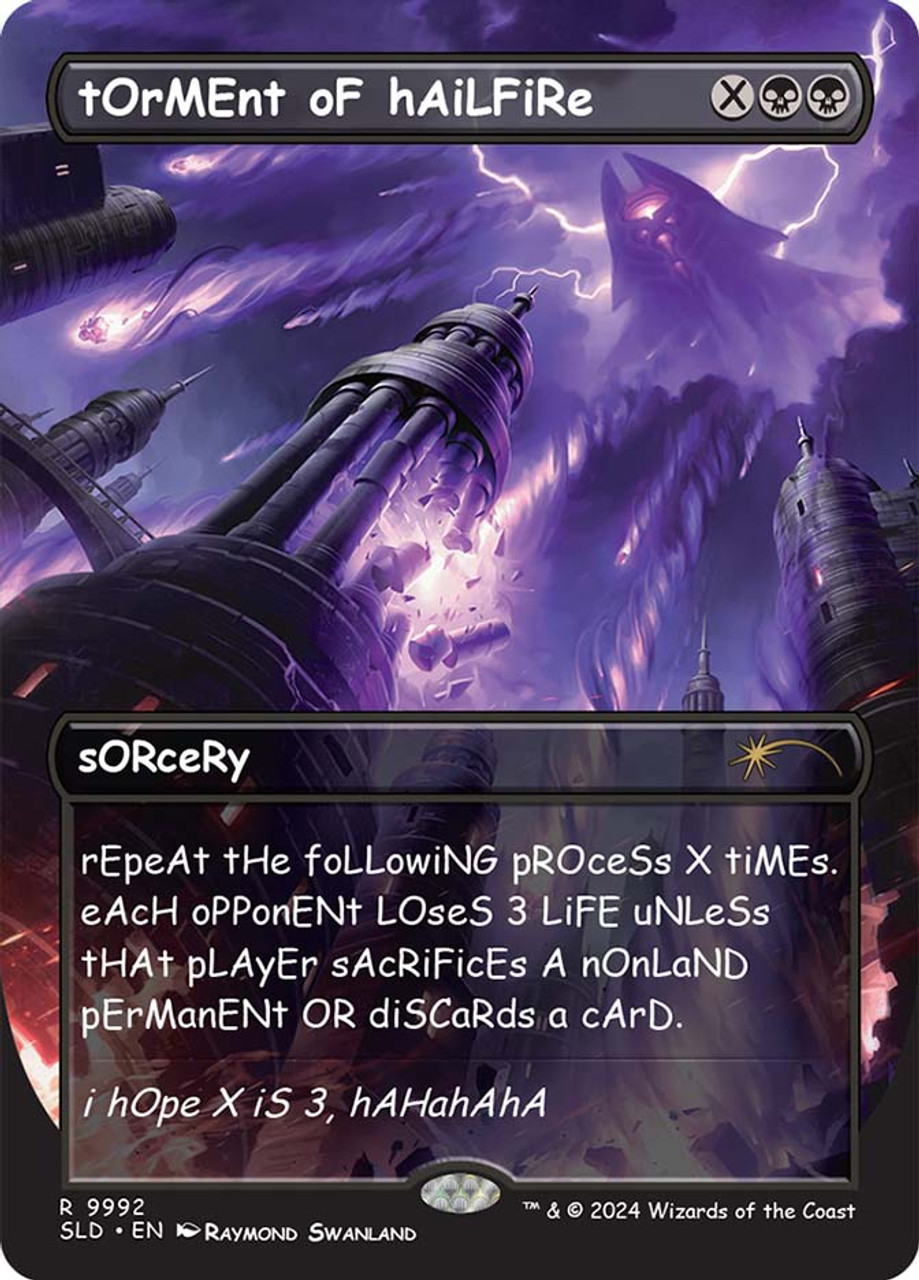 Torment of Hailfire (Secret Lair) (Borderless) | Promo