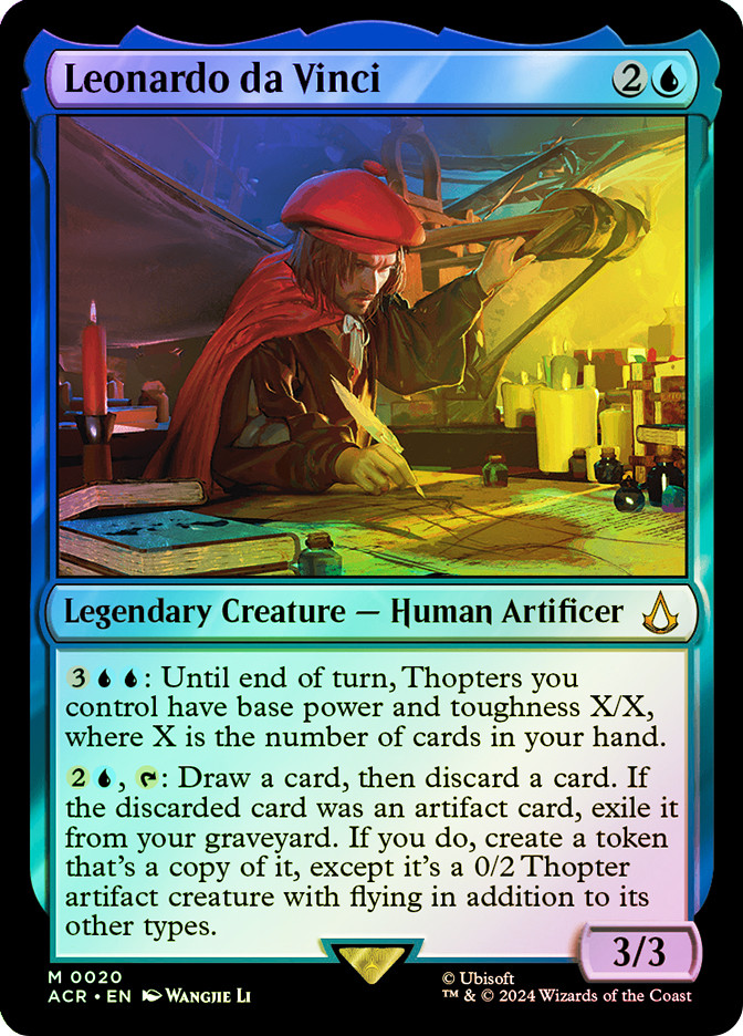 leonardo da vinci mtg commander deck MAGIC THE GATHERING - FINAL FANTASY - Leonardo da Vinci (Leonardo da