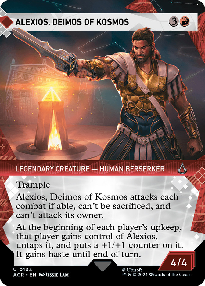alexios mtg card Alexios, Deimos of Kosmos (showcase)