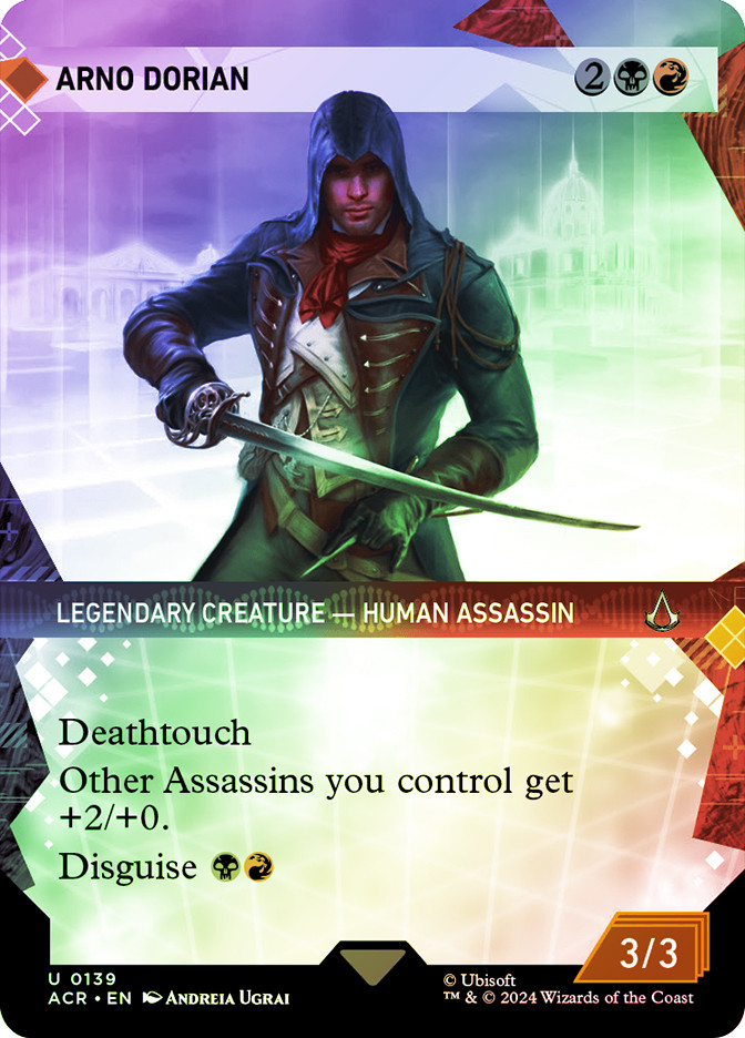 arno dorian mtg card Arno Dorian (Showcase) [Assassin's Creed]