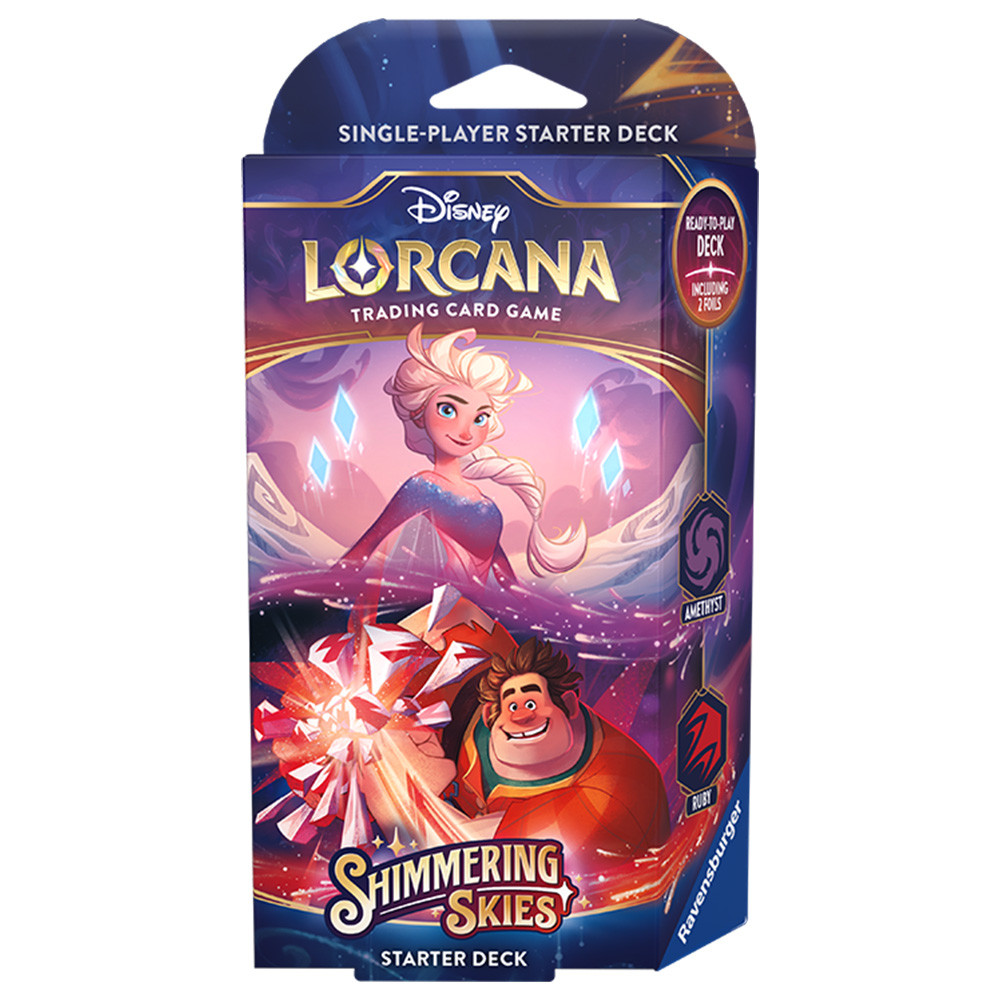 Lorcana: Shimmering Skies Starter Deck - Amethyst & Ruby | Star