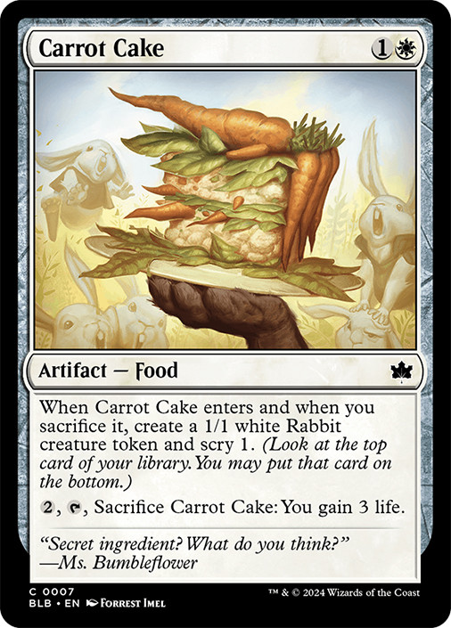 carrot cake mtg card Carrot Cake