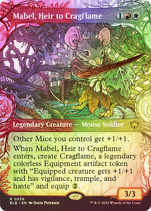 Mtg Secret Lair Showcase: Strixhaven Foil Edition Bloomburrow