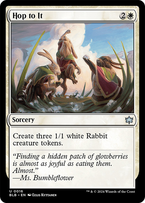 MTG 跳び込め　Hop to It キャンバスプリント Hop to It | Bloomburrow | Star City Games