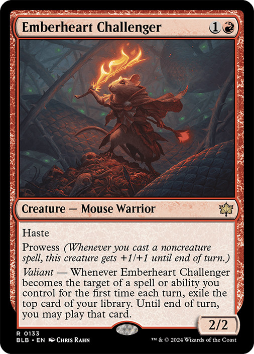 MTG 熾火心の挑戦者 Emberheart Challenger foil Emberheart Challenger | Bloomburrow | Star City Games