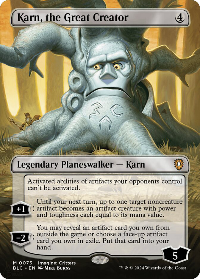 karn cards mtg Karn, the Great Creator Proxy  Liquid Luck Then put those cards onto the battlefield under your control Karn, the Great Creator Secret