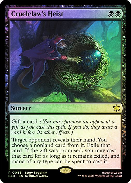 heist cards mtg Cruelclaw's Heist