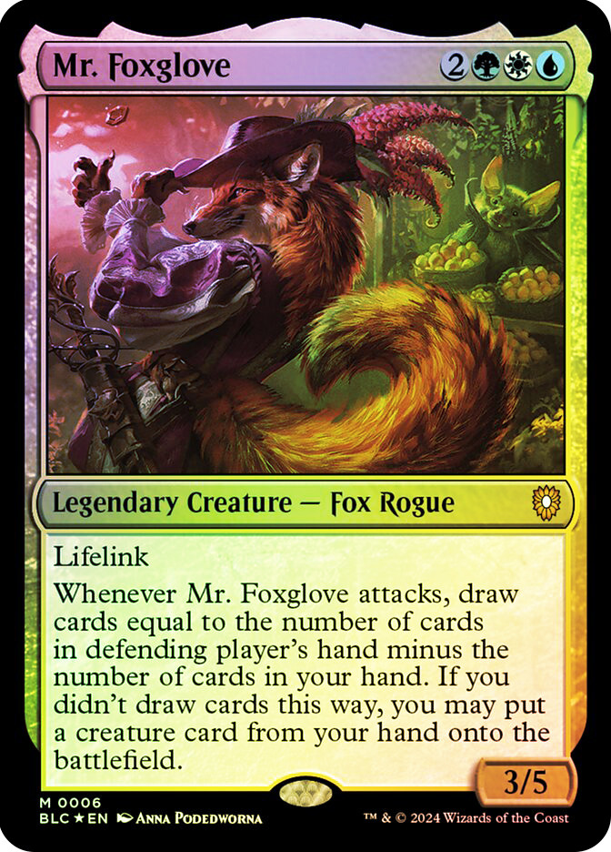 Mr. Foxglove | Bloomburrow Commander | Star City Games