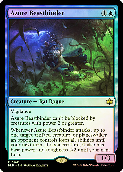 Azure Beastbinder | Bloomburrow | Star City Games Azure Beastbinder | Bloomburrow | Star City Games