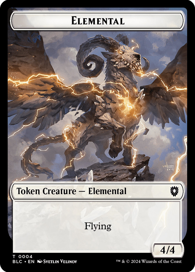 {Elemental Token} // {Shark Token} | Bloomburrow Commander | Star City ...