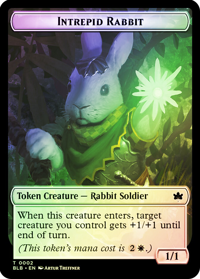 {Bat Token} // {Intrepid Rabbit Token} | Bloomburrow | Star City Games
