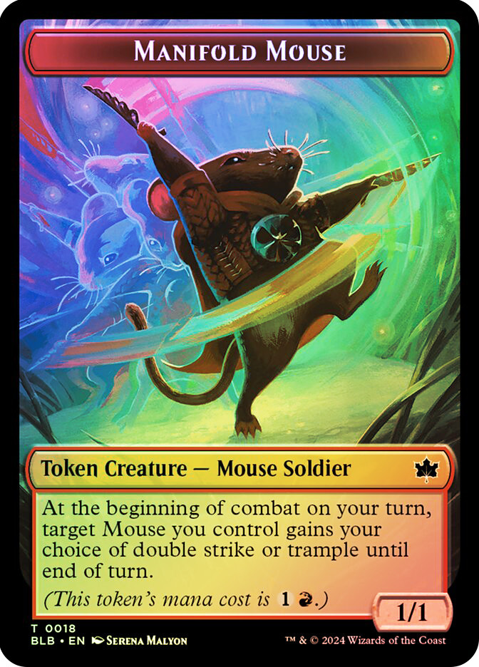 mouse cards mtg Magic The Gathering - Wilds of Eldraine - Tokens - Mouse