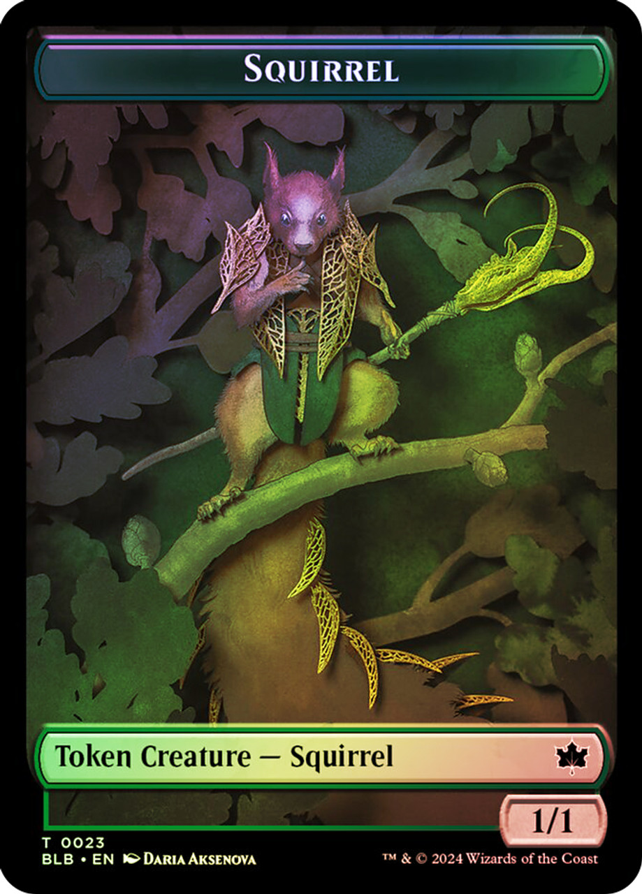 Squirrel Token} // {Starscape Cleric Token} | Bloomburrow