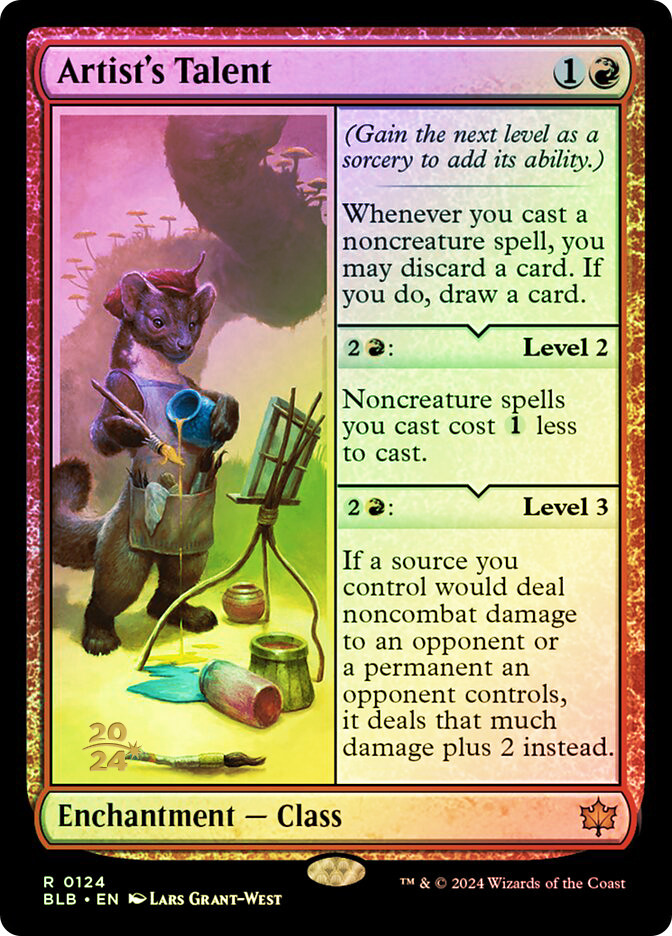 Artist's Talent (Prerelease) (Bloomburrow) | Promo | Star City Games
