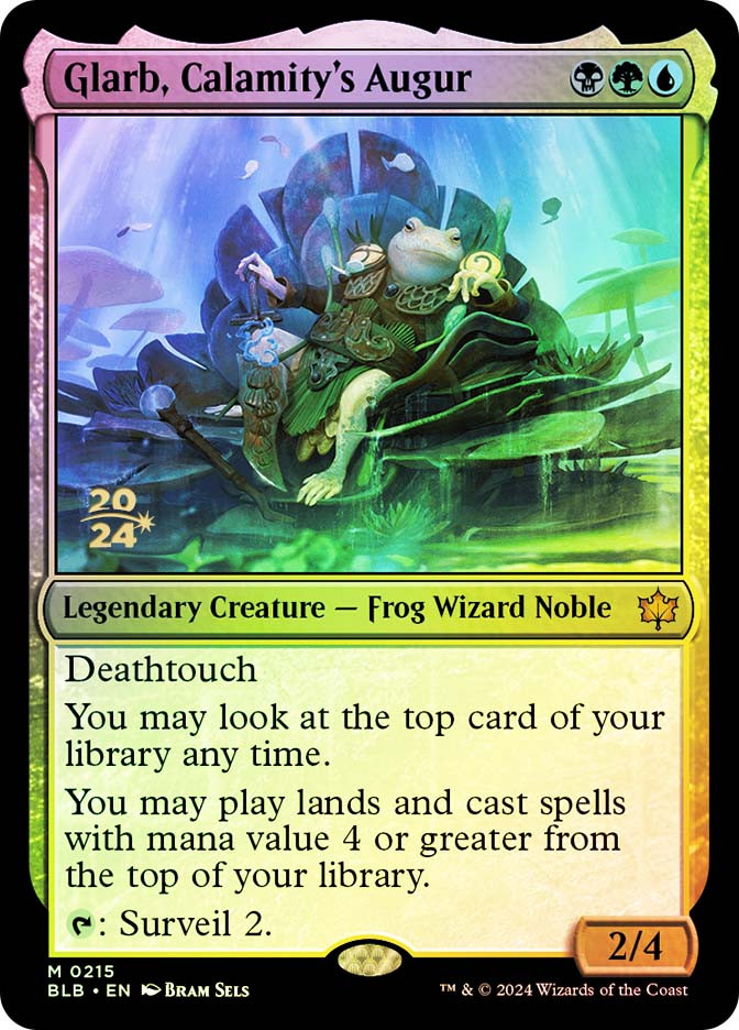 Glarb, Calamity's Augur (Prerelease) (Bloomburrow) | Promo | Star