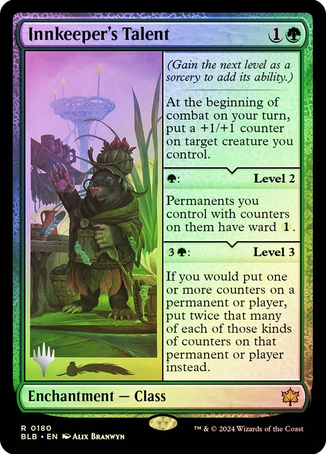 MTG 亭主の才能 Innkeeper's Talent プロモ 2枚 Innkeeper's Talent (Promo Pack) (Bloomburrow) | Promo | Star City