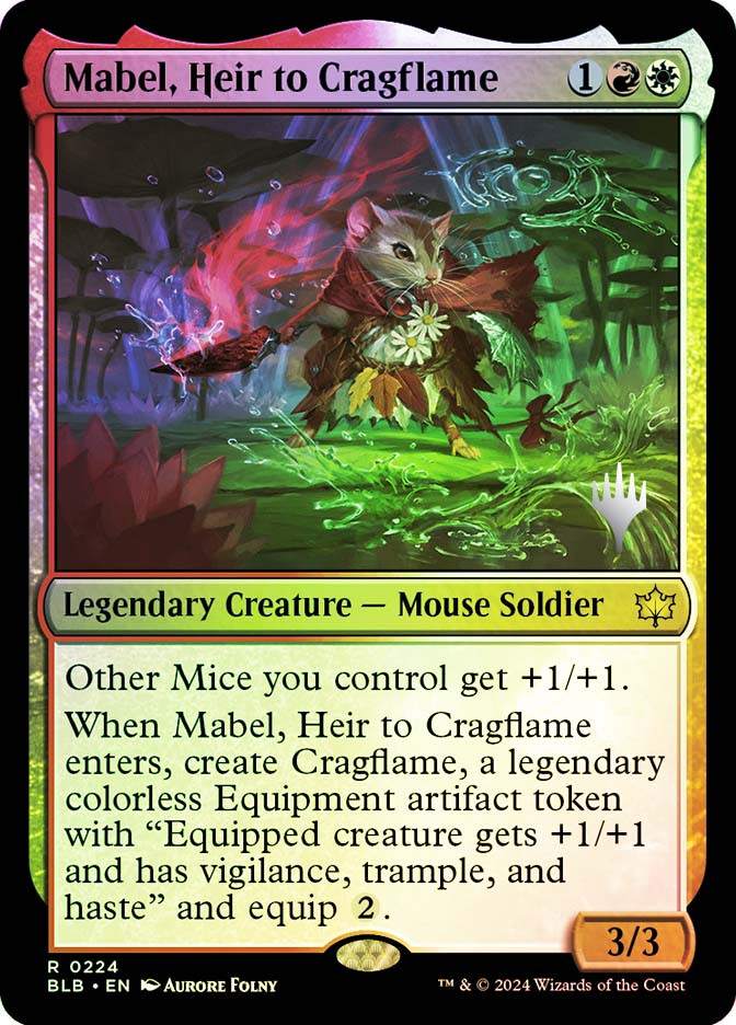 Mabel, Heir to Cragflame (Promo Pack) (Bloomburrow) | Promo