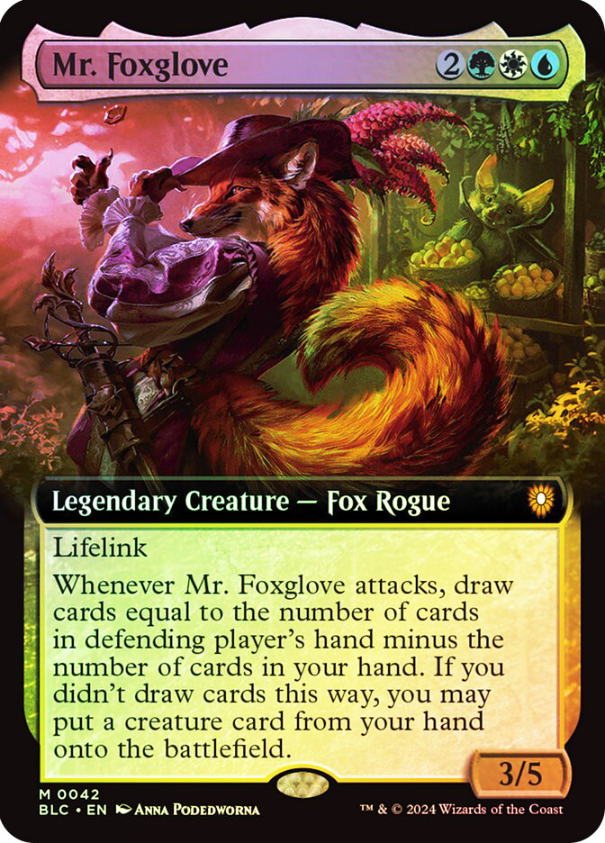 Mr. Foxglove | Bloomburrow Commander | Star City Games