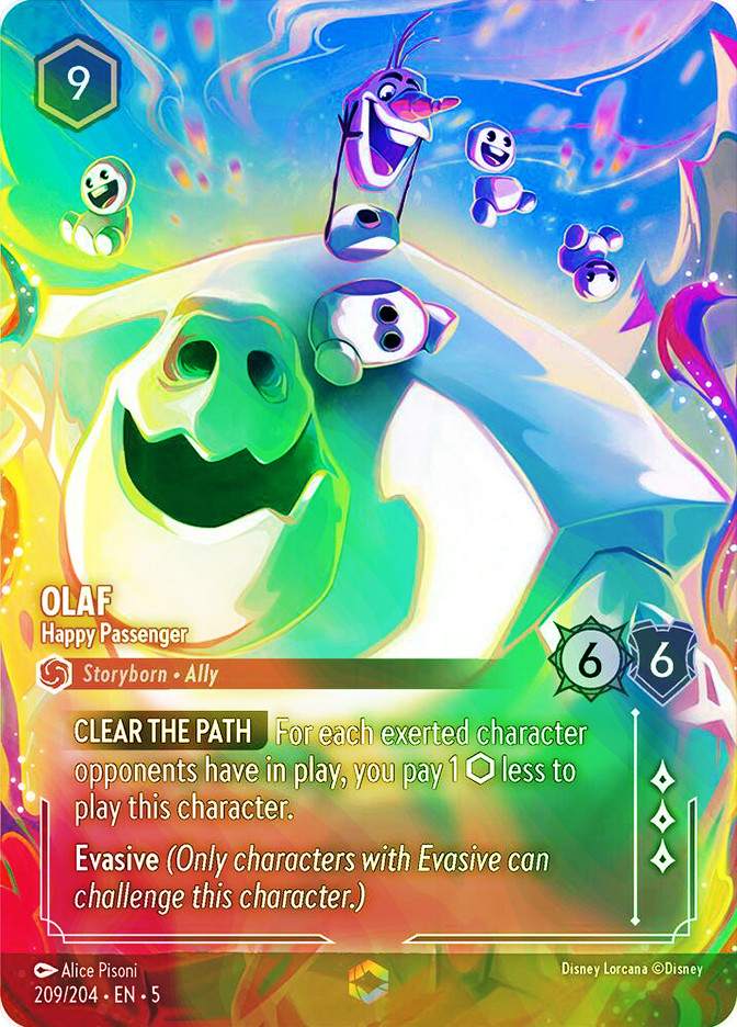 Disney OLAF トレーディングカード 15/25 2025 Topps Chrome Disney - Olaf #113 Green Refractor /99