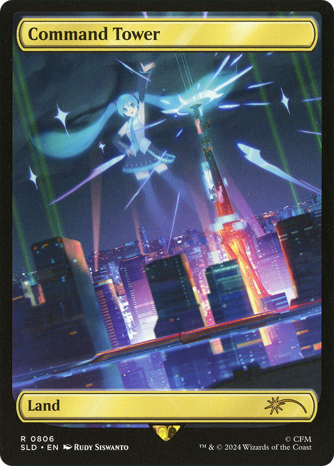 初音ミク 統率の塔 / Command Tower [Foil] 【MTG】 Command Tower (Hatsune Miku) | Secret Lair Drop | Star City Games