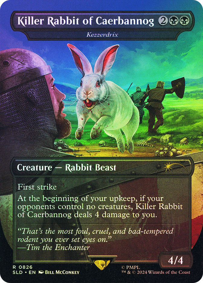 Kezzerdrix (Killer Rabbit of Caerbannog) (Monty Python) | Secret