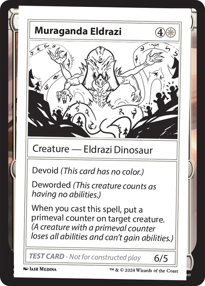 Muraganda Eldrazi | Mystery Booster - Test Cards (No Symbol