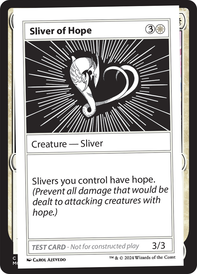 Sliver of Hope | Mystery Booster - Test Cards (No Symbol) | Star