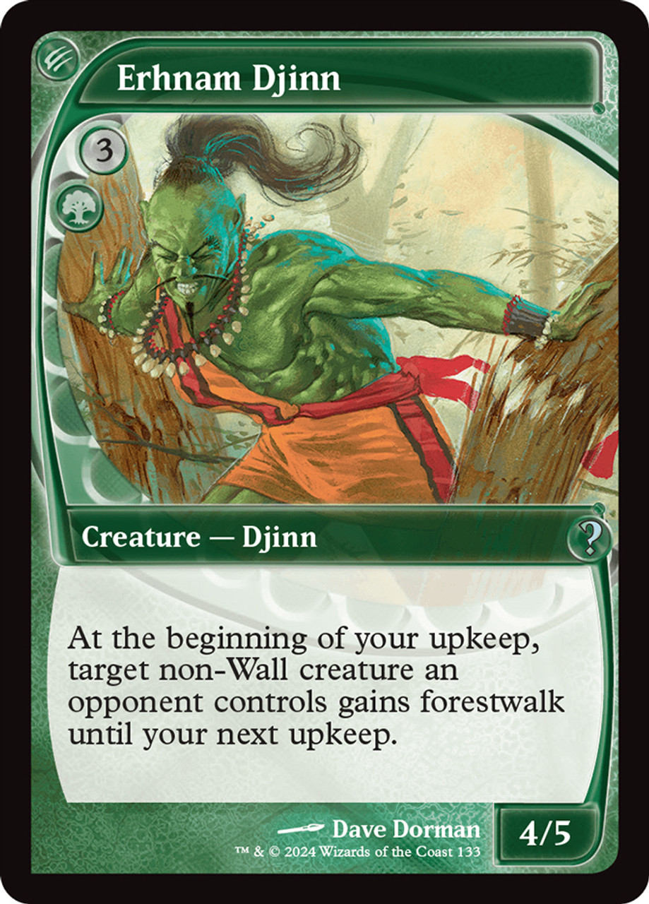 MTG Erthmam Djinn アーナム・ジン　アラビアンナイト　英語 MTG 英語版 アーナム・ジン / Erhnam Djinn - メルカリ