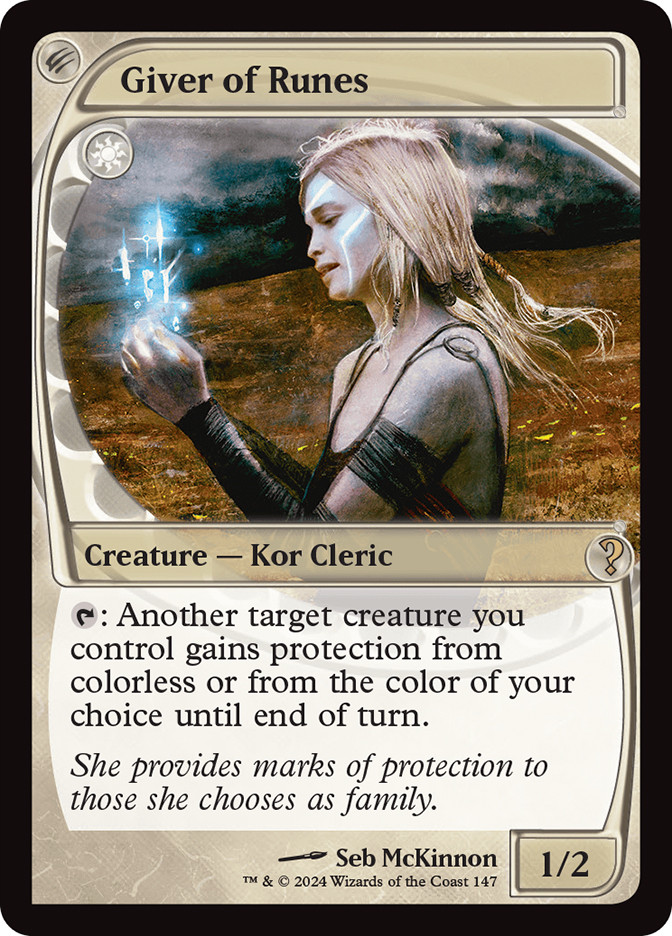 MTG ルーンの与え手 Giver of Runes アーティストプルーフ Giver of