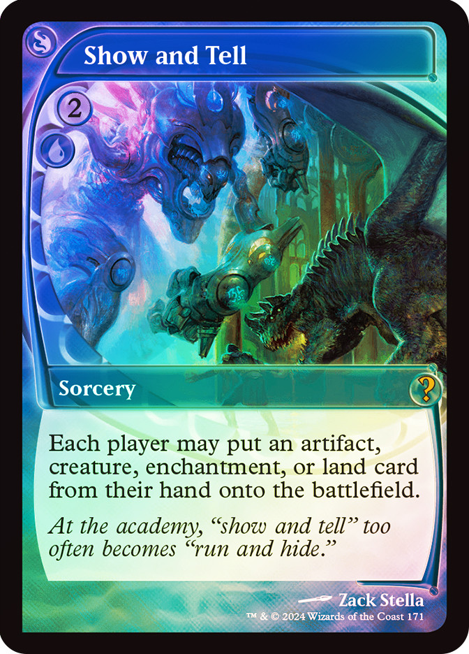 mtg card shows near me Exhibition Tidecaller - Secrets of Strixhaven or land card from his or her hand onto the battlefield. Show and Tell | Mystery