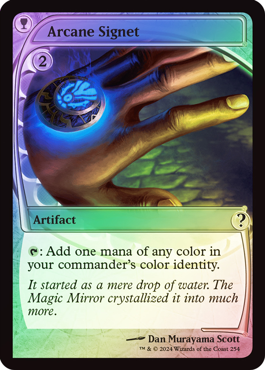 MTG【ギャラクシーFoil】秘儀の印鑑/Arcane Signet 秘儀の印鑑 (Arcane Signet) · Fallout (PIP) #224 · Scryfall