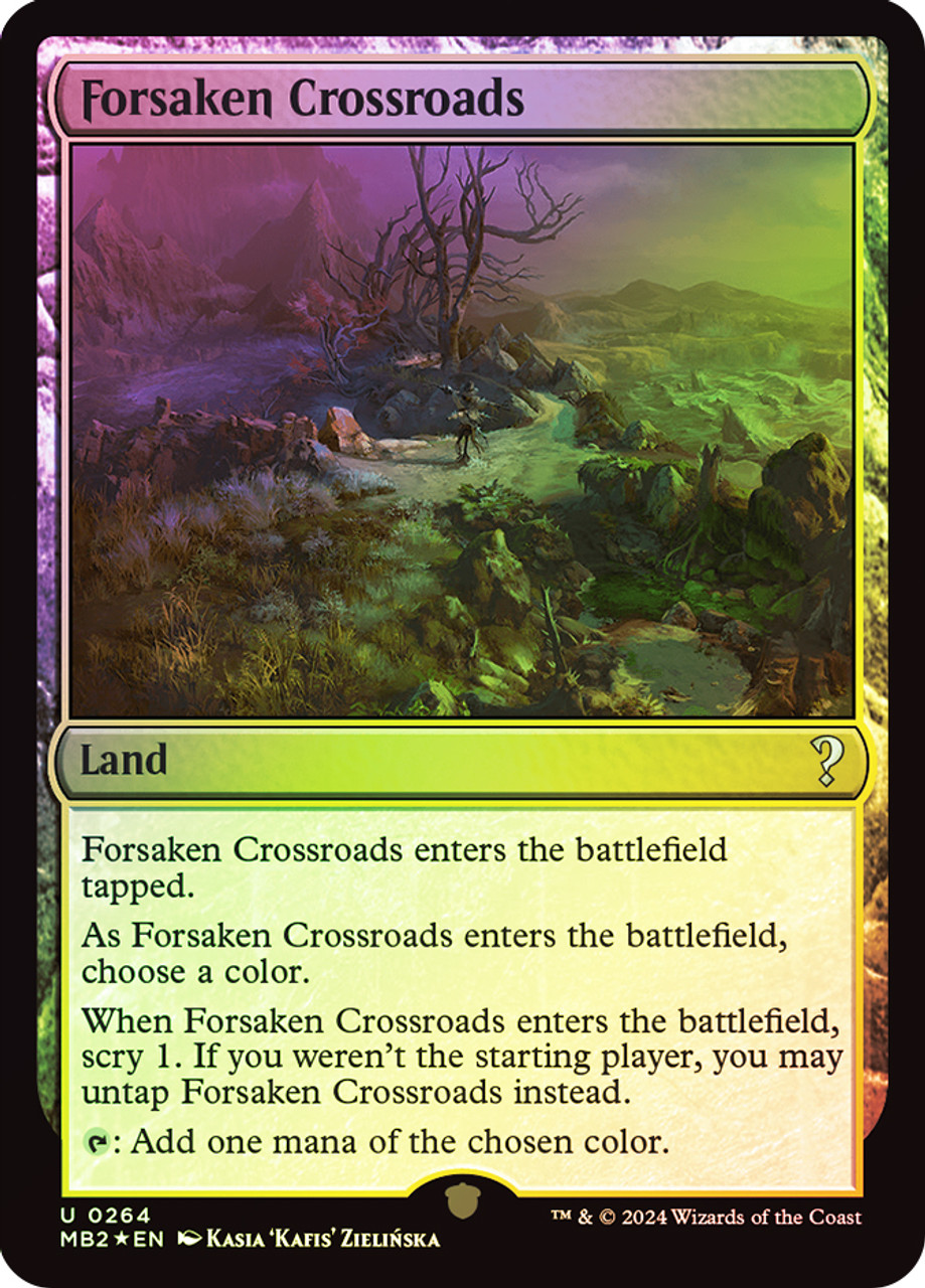 見捨てられた交差路　Forsaken Crossroads foil 見捨てられた交差路Forsaken Crossroads foil