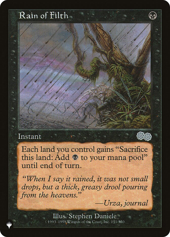 MTG汚物の雨/Rain of Filth１枚foil EN Rain of Filth | Mystery Booster / The List | Star City Games