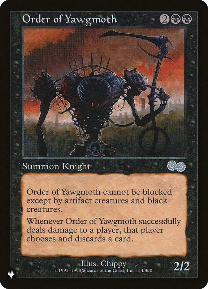 Order of Yawgmoth (Urza's Saga) | Mystery Booster / The List | Star City Games Order of Yawgmoth (Urza's Saga) | Mystery Booster / The List | Star City Games