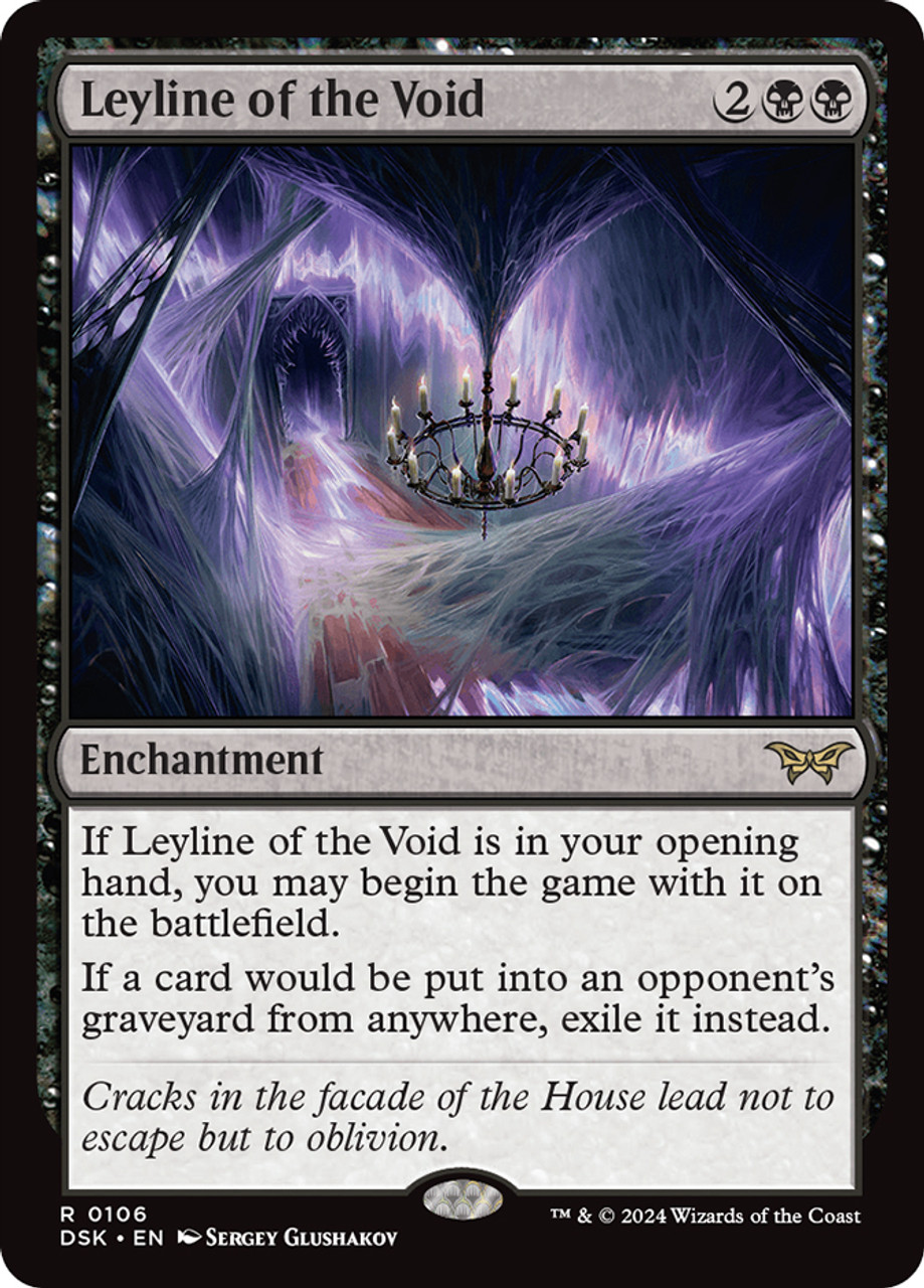 【MTG】虚空の力線 Leyline of the Void TSR 旧枠 326)□旧枠□《虚空の力線/Leyline of the Void》[TSR-BS] 黒R