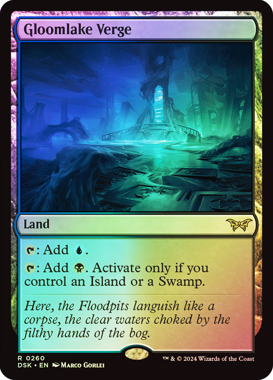 MTG グルームレイクの境界 Gloomlake Verge 4枚 Gloomlake Verge | Duskmourn: House of Horror | Star City Games