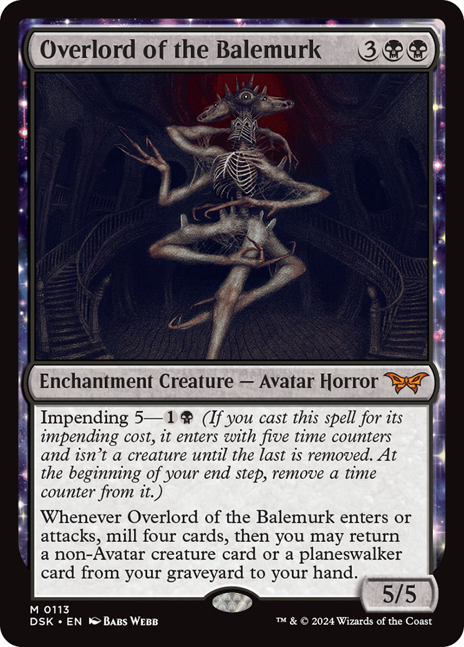 MTG - Overlord of the Balemurk 2枚セット Overlord of the Balemurk | Duskmourn: House of Horror | Star City