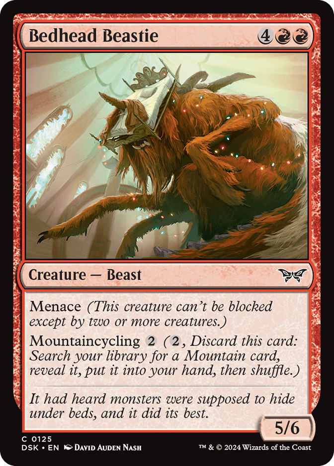 mtg house of horror best cards Bedhead Beastie