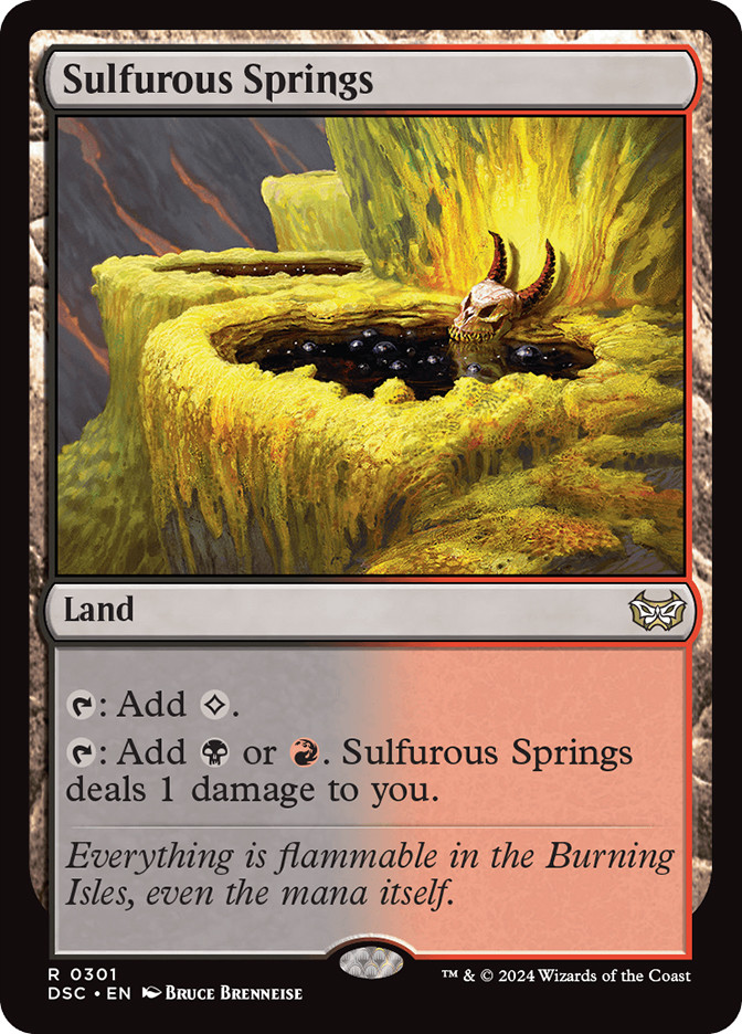 MTG 硫黄泉 Sulfurous Springs 3枚セット ICE 初版 Sulfurous Springs | Ice Age - French | Star City Games