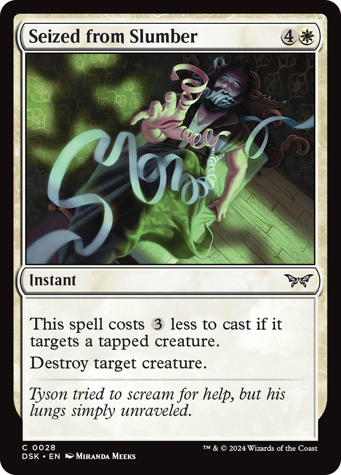 MTG 欺瞞　幽愁　セット　タッツミー Seized from Slumber | Duskmourn: House of Horror | Star City Games