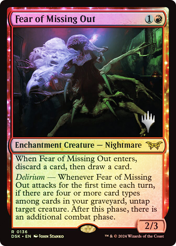 fear of mtg cards Magic The Gathering - Duskmourn - House of Horror